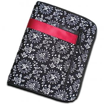 CHIAOGOO TWIST Red Lace Interchangeable Knitting Needle 5 Tip Set, Small