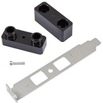 Aquacomputer PCI Slot Feedthrough with Dual G1/4 Connections, Two-Piece Design
