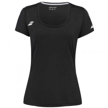 Babolat Play Camiseta De Manga Corta Para Mujeres - Negro