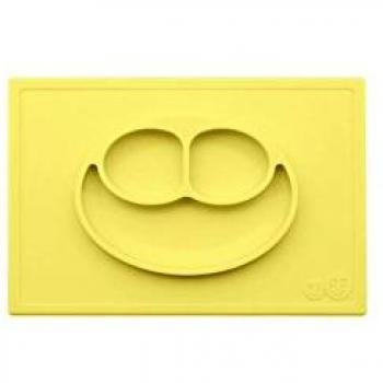 Ezpz The Happy Mat - Plato de silicona, color lemon