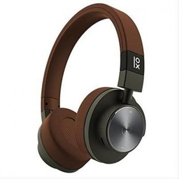 Primux PT-BTNFCA15M - Auriculares de diadema cerrados, Wireless, color marón