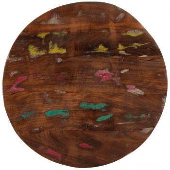 Tablero de mesa redondo madera maciza reciclada Ø 50x2,5 cm Vidaxl Marrón