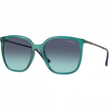 Vogue Eyewear VO5564S 31204S Women's Sunglasses Green Size 54 Donna Squadrata Azzurro