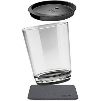 Silwy Magnetic Non-Slip Drinking Cup with Lid - Pearl Grey (250 ml)