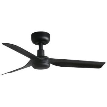Ventilador de techo sin luz negro DC Mini Punt Ø900mm 33822 Faro