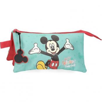 Estuche Triple Mickey Best Friends Together