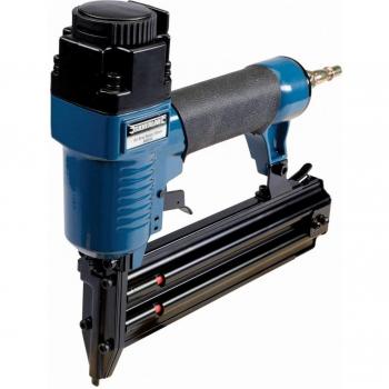 Silverline Tools 868544 - Clavadora Neumática de Calibre 18, 50mm - Azul/Negro