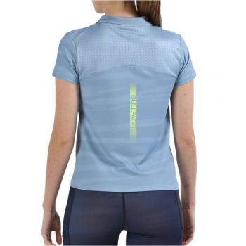 Polo Bullpadel Jofor Azul Acero Mujer