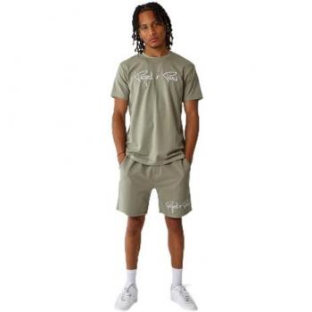 Project X Paris Essentials Olive Green Shorts for Men Size S