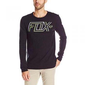 Fox - Escala de Longsleeve térmica de los hombres, X-Large, Black