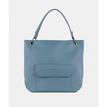 Bolso de hombro hobo Bugatti Almata con cremallera color azul