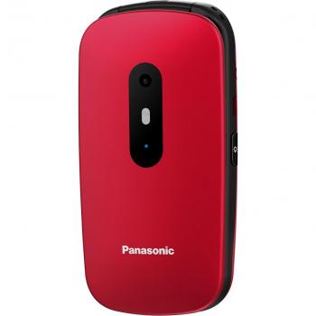 Teléfono móvil Panasonic KX-TU446EX1 de fácil uso rojo