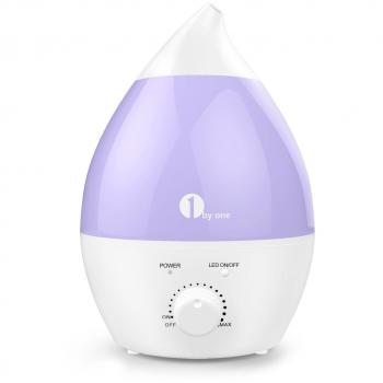 Beautural 1,3 litros Humidificador ultrasónico, No Ruido & Luces LED de 7 Colores con la función Apagado automático para su hogar y Oficina