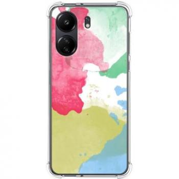 Funda de Silicona Antigolpes Acuarela 02 para Xiaomi Poco C65