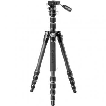 Vanguard Veo 3T 265HCP - Trípode de viaje de carbono con rótula de paneo