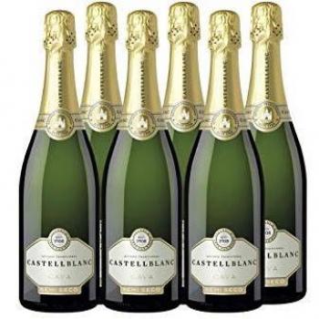 Castellblanc Cava Semi Seco - pack de 6 de 750 ml - Total: 4500 ml