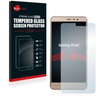 savvies Protector Cristal Templado Compatible con Xiaomi Redmi Note 3 Pro Protector Pantalla Vidrio, Protección 9H, Pelicula Anti-Huellas