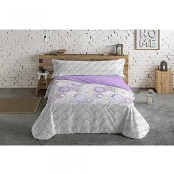 Javier Larrainzar Juego de Funda nórdica Meribel Cama 90 cm. Lila - Sedalinne