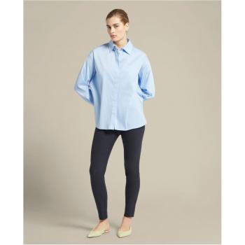 Pantalón pitillo de mujer skinny con goma aplicada en la cintura