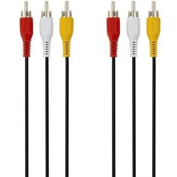 Compre C2G 2m Velocity RCA Audio Cable cable de vídeo compuesto Negro de Cables To Go por solo 14.55 € en Achatpc.com