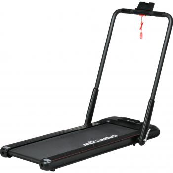 SPORTNOW Cinta de Correr y Andar Plegable 2 en 1 con Velocidad Máxima de 12 km/h, Superficie de Carrera de 36x105 cm, Control Remoto, Pantalla