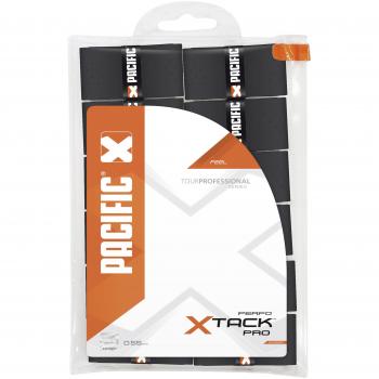 Pacific x Tack Pro Overgrip 12 x Perforadas - Negro, One Size