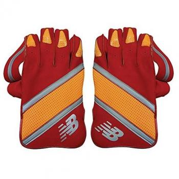 New Balance 2017 TC 1260 – Guantes de cricket, color rojo, tamaño mediano