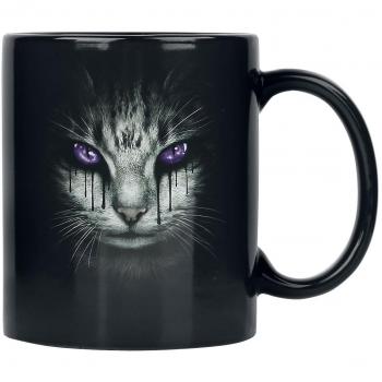 Spiral Cat´s Tears Set Tazas Negro