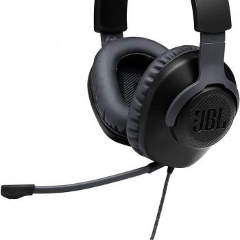 JBL Quantum 100 Black Gaming Headset with Microphone
