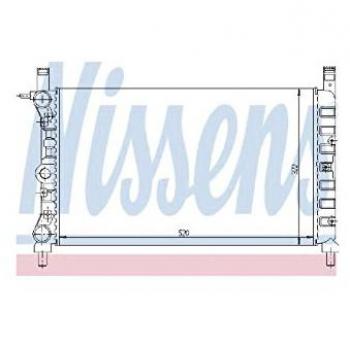Radiador de refrigeración del motor NISSENS 61931, compatible con diversos modelos de vehículos, fabricado con materiales de alta calidad para una óptima transferencia de calor, diseño eficiente que mejora el rendimiento del sistema de refrigeración,