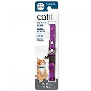 Catit Collar Breakaway Remache Plata, Mari. Morado 150 g