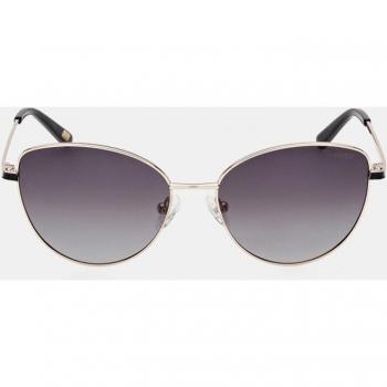Gafas de mujer ovaladas de metal en dorado con lentes polarizadas Skechers SE6267