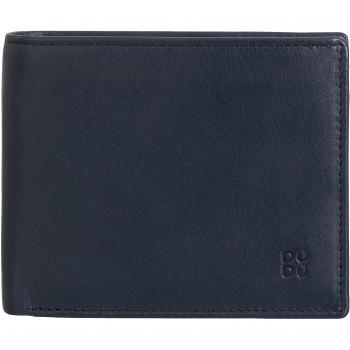 Cartera mediana de hombre Dudu de piel con monedero, solapa interior y tecnología RFID
