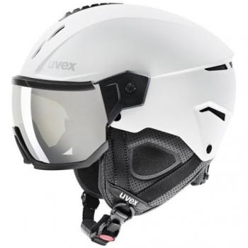 Uvex Instinct Visor Ski Helmet White/Black Matte 56-58 Unisex