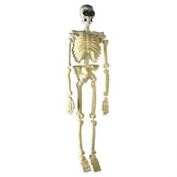 Esqueleto fluorescente 90 cms decoración Halloween