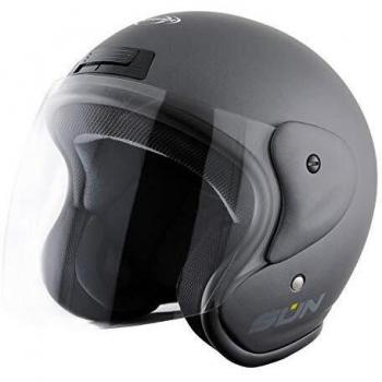 Stormer - Casco jet Sun gris mate, talla XS