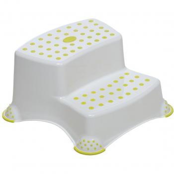 Bebé infantil Toddler Toilet Training doble taburete de paso antideslizante Safety 1st