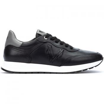 Zapatillas de piel Brookline negro Martinelli