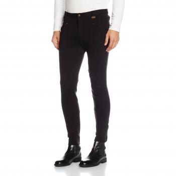 Hkm Pantalones de equitación básicos 9100 para Hombre, Color Negro, 44