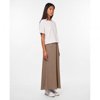 Falda Midi Franan Beige de Pieces