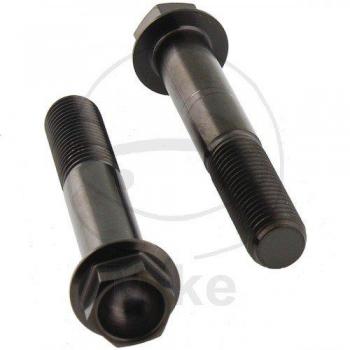 probolt titanio negro pernos de la pinza de freno delantero Juego