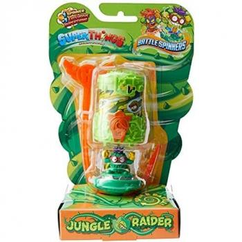 SUPERTHINGS Battle Spinner – Jungle Raider. 1 Spinner y 1 SuperThing exclusivo