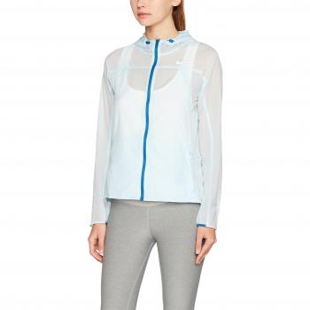 Nike W Nk Imp Lt Jkt Hd Chaqueta, Mujer, Azul