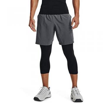 Under Armour Pantalones Cortos Deportivos Woven Graphic para Hombre - Color Gris, Talla XS, Corte Regular