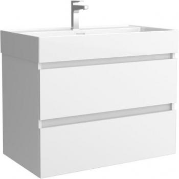 Mueble de baño Bequia con Lavabo Roma 100cm Blanco 100x45x66
