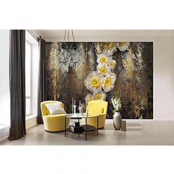 Komar 8z963z368x 254cmserafina de floreszmuralzamarillo 8unidades