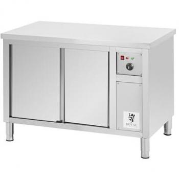 Armario Caliente para Platos - 120 x 60 x 85 cm - Temperatura de 30 a 80 °C - Acero Inoxidable - Royal Catering