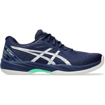 Zapatillas de tenis ASICS Gel-Game 9 Clay para hombre en color azul y blanco