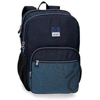 Enso Blue Mochila Doble Compartimento Azul 30,5x44x17 cms Poliéster 20.13L