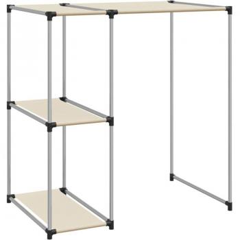 Rejilla de almacenamiento para lavadora crema 87 x 55 x 90,5 cm